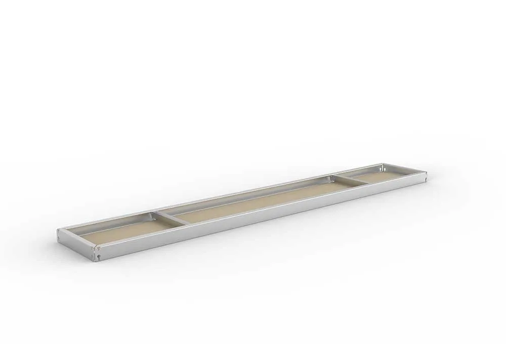 Schwerlastregal Zusatzfachebene 250×40 cm – Spanplatte, verzinkt (Variante)