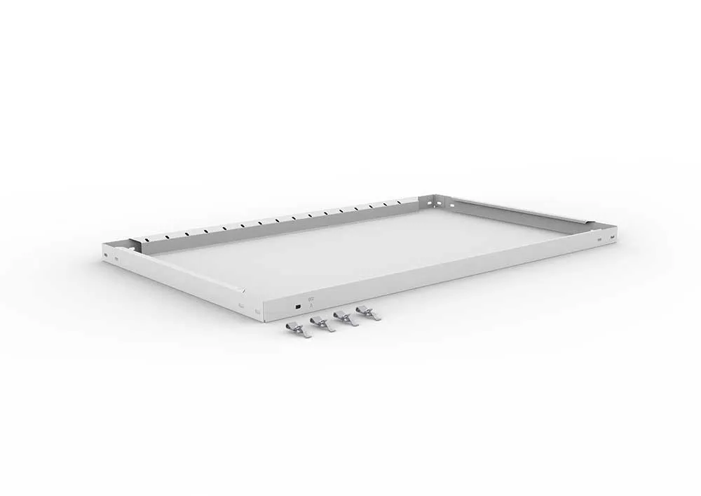 Metallregal Zusatzboden – 100×60 cm, 230 kg, RAL 7035