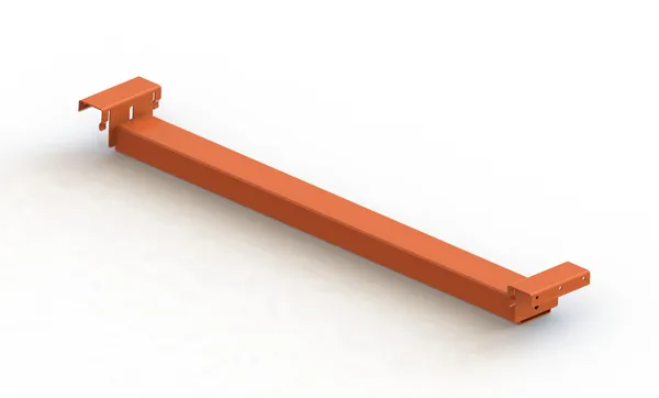 Palettenregal abgesetzte Tiefenauflage 19 mm – 110 cm