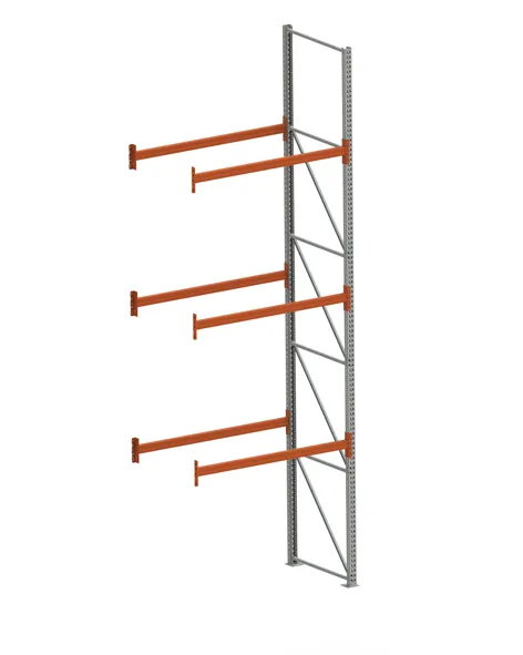 Palettenregal Stabil Anbauregal – 550×180×110 cm, 4 Ebenen