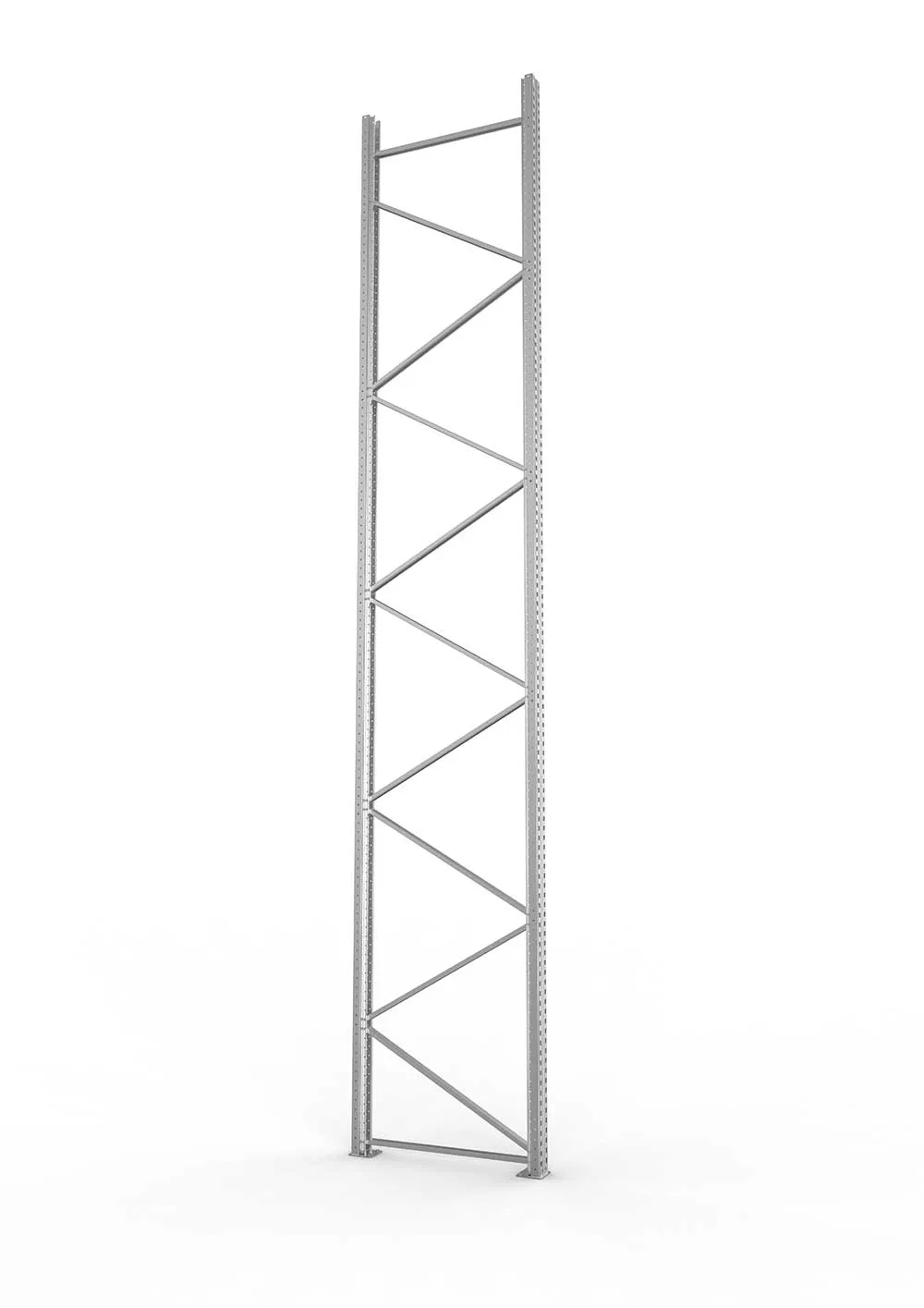 Palettenregal Ständer 120/20 S – 600×110 cm, verzinkt