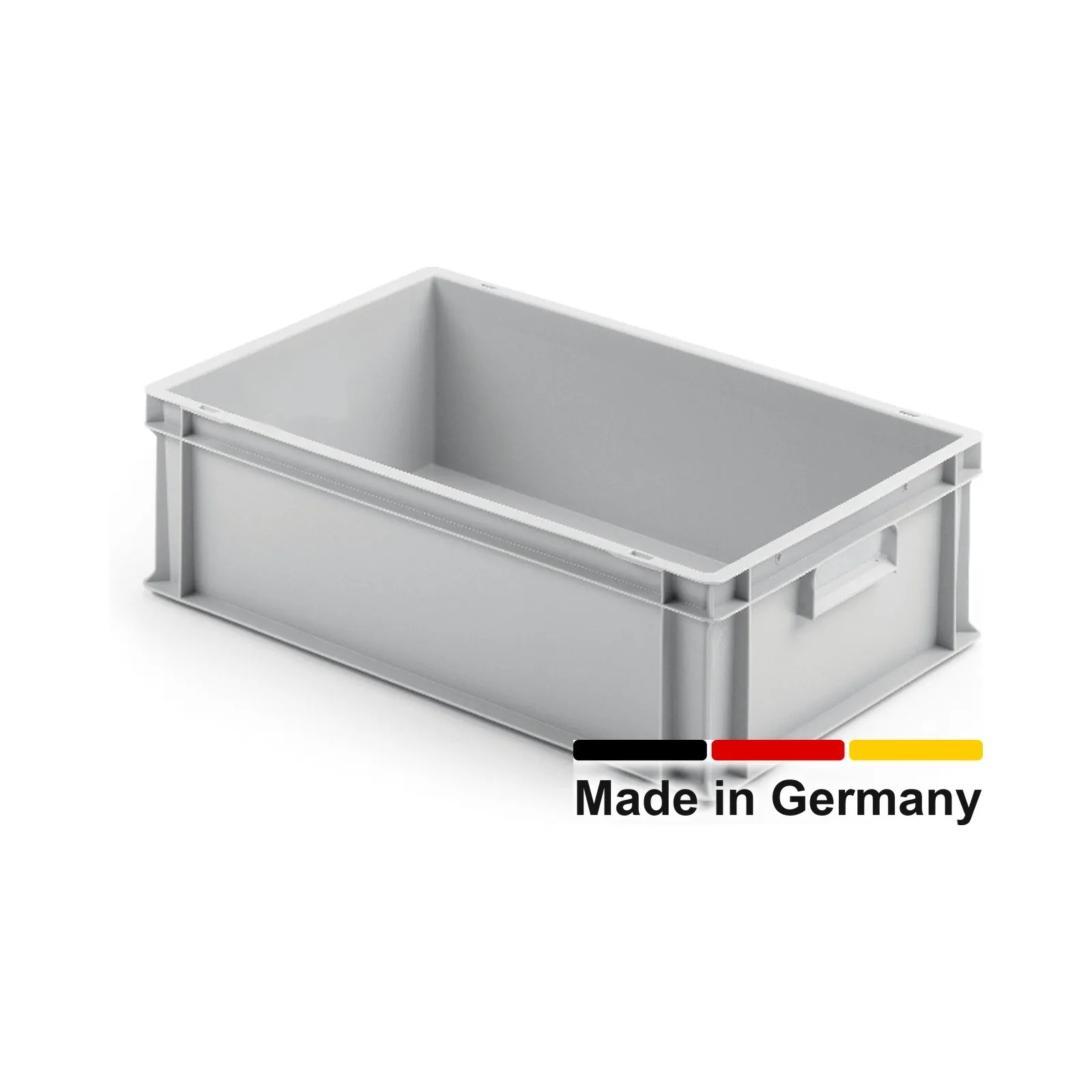 Eurobox 60x40x17 cm, UNISTA, Griffe geschl., grau