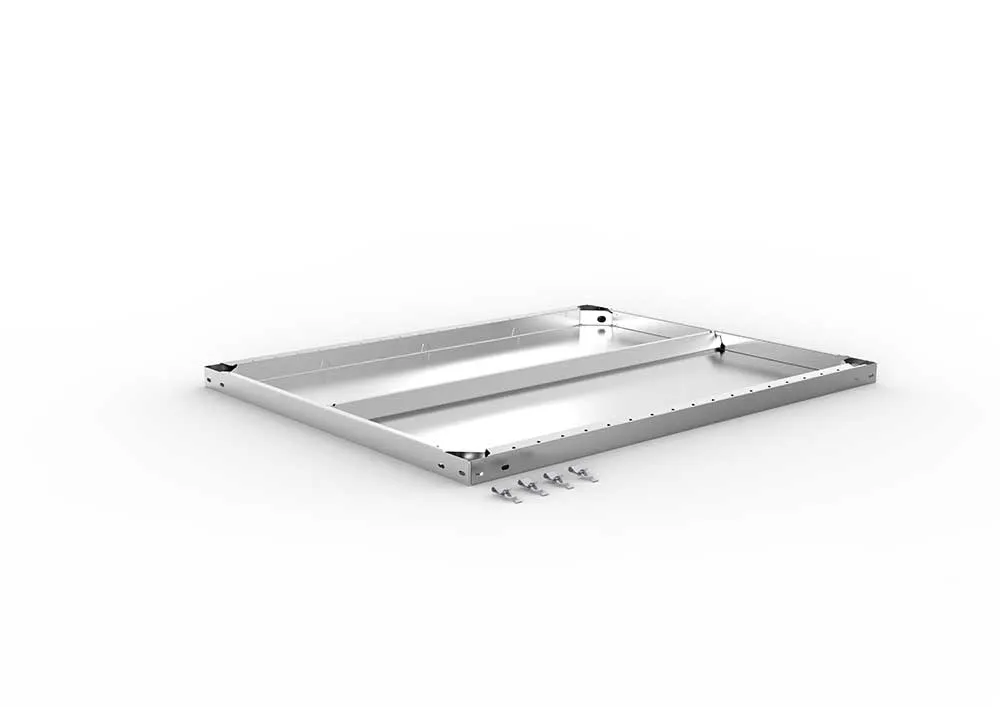 Metallregal Zusatzboden – 100×80 cm, 330 kg, verzinkt