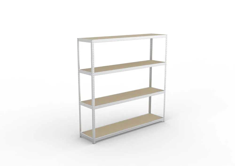 Schwerlastregal 247×250×60 cm – Spanplatten, verzinkt (Varianten)