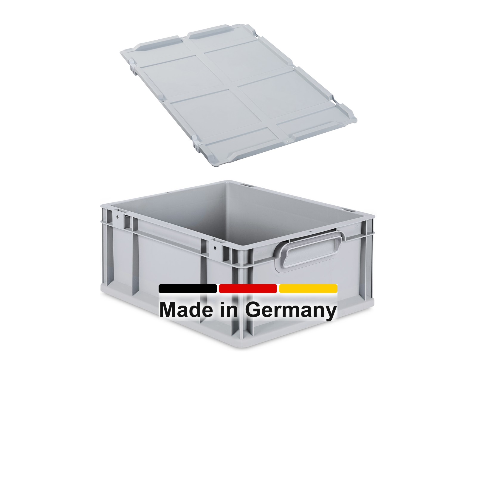 Eurobox 40x30x17 cm mit Scharnierdeckel, NextGen