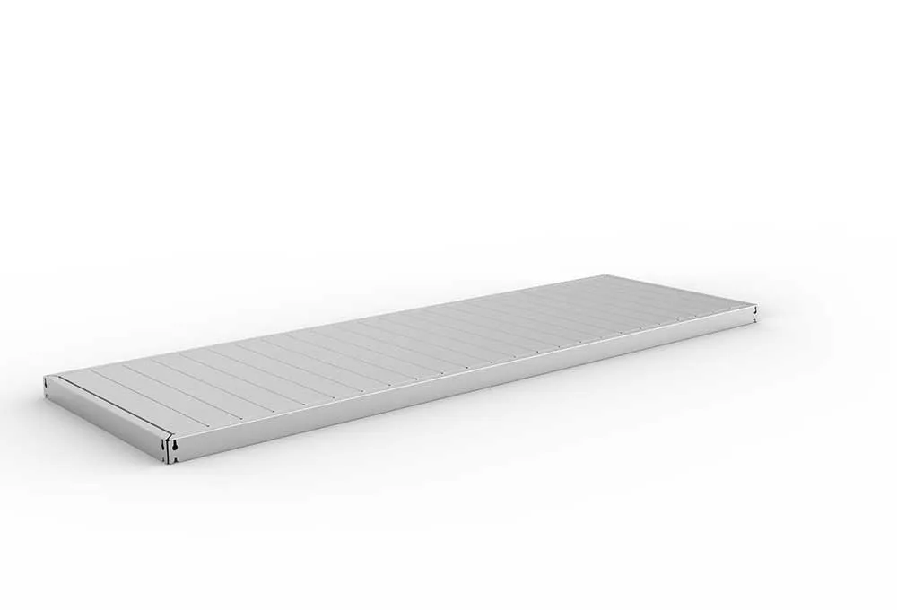 Schwerlastregal Zusatzfachebene 250×80 cm – Stahlpaneel, verzinkt (Variante)
