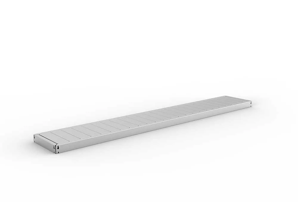 Schwerlastregal Zusatzfachebene 250×40 cm – Stahlpaneel, verzinkt (Variante)