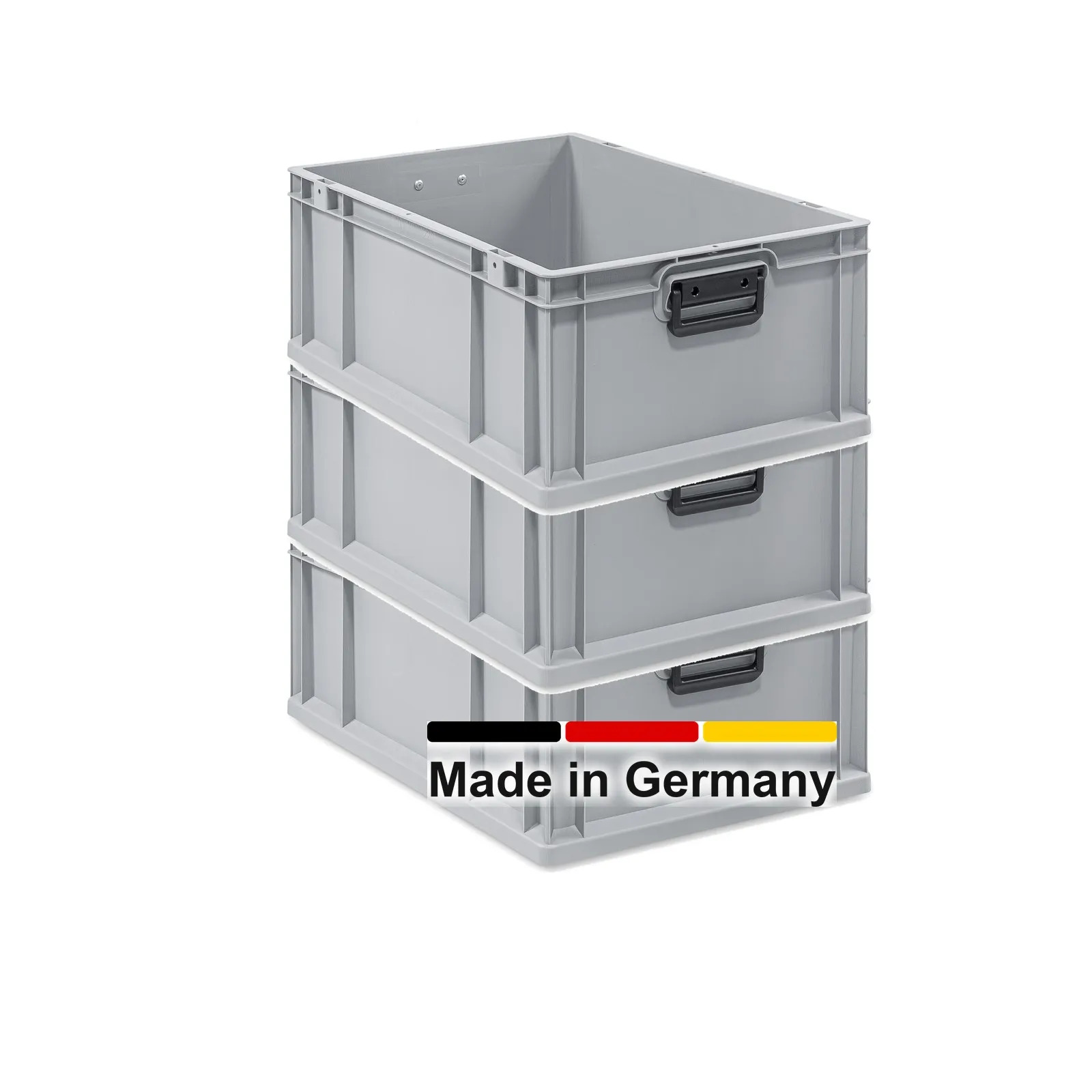 3x Eurobox 60x40x22 cm mit Deckel - NextGen Portable Duo
