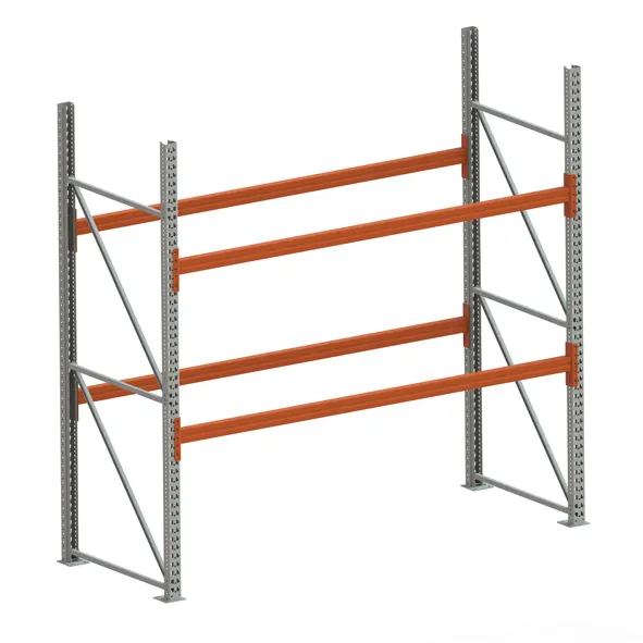 Palettenregal Stabil Grundregal – 270×270×110 cm, 3 Ebenen