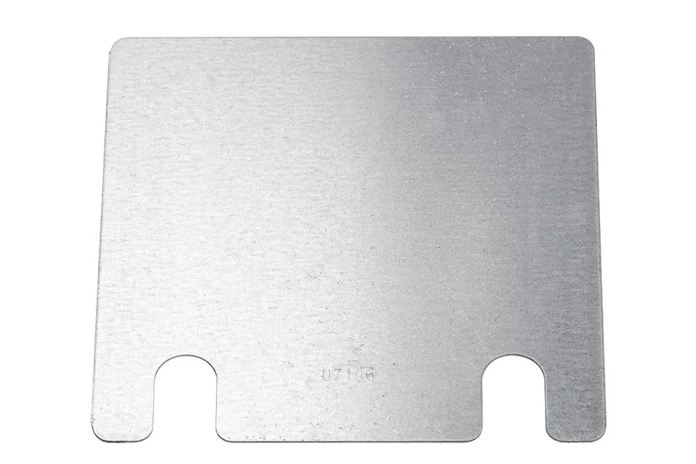 Palettenregal Unterlegblech 1.0mm ohne Stapelnocken, verzinkt