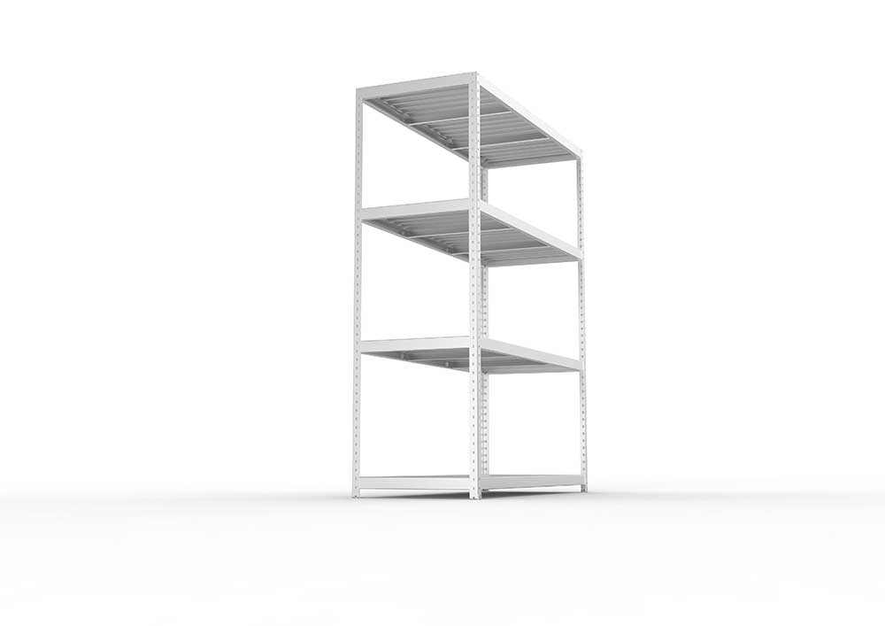 Schwerlastregal Lagerknecht 2470 x 2000 x 800 vzk kpl. mit 4 Fachebenen mit Stahlpaneelen Schwerlastregal Lagerknecht 2470 x 2000 x 800 vzk kpl. mit 4 Fachebenen mit Stahlpaneelen