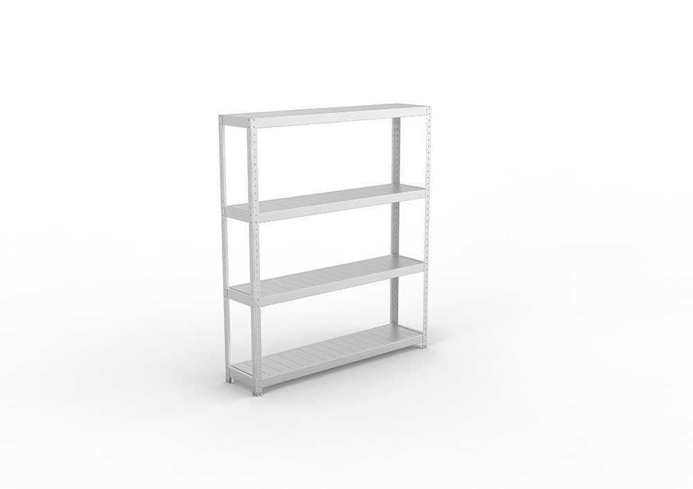 Schwerlastregal 197×170×40 cm – Stahlpaneele, verzinkt
