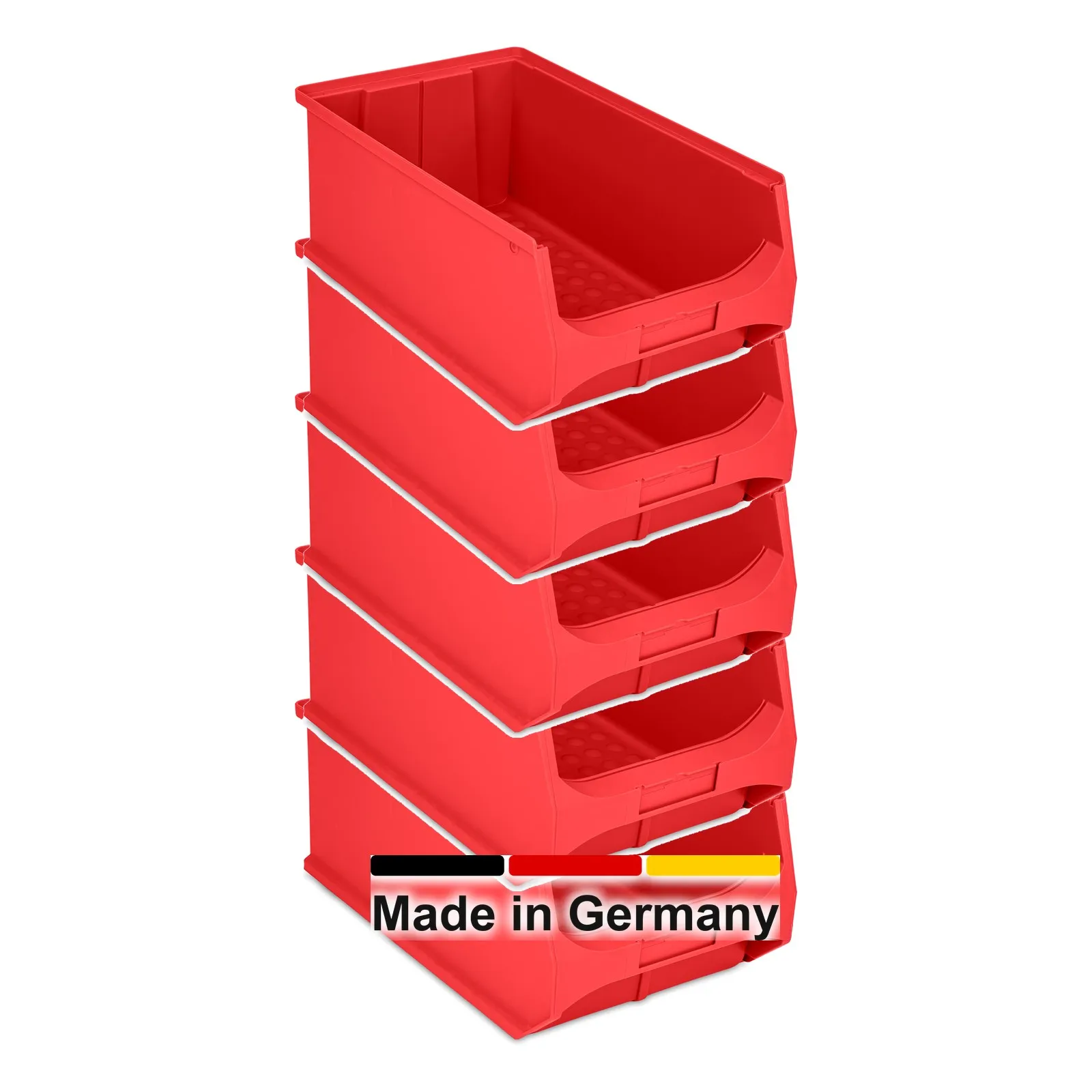 8x Sichtlagerbox 5.0 - rot