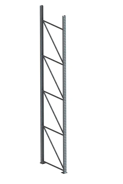 Palettenregal Ständer 85/20 S – 490×110 cm, verzinkt
