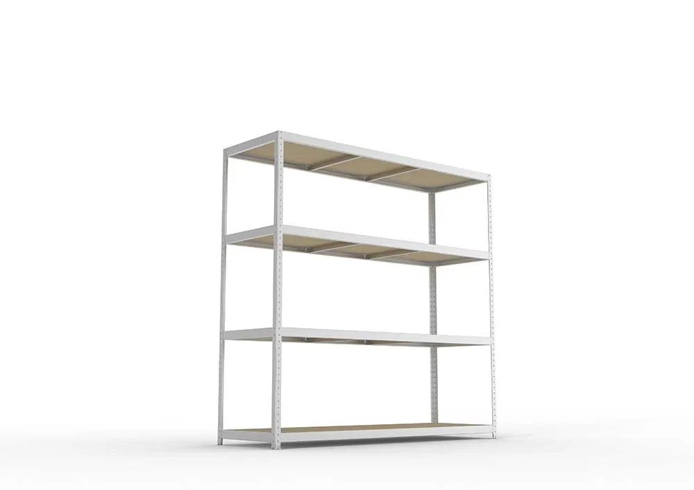 Schwerlastregal 247×250×80 cm – Spanplatten, verzinkt (Varianten)