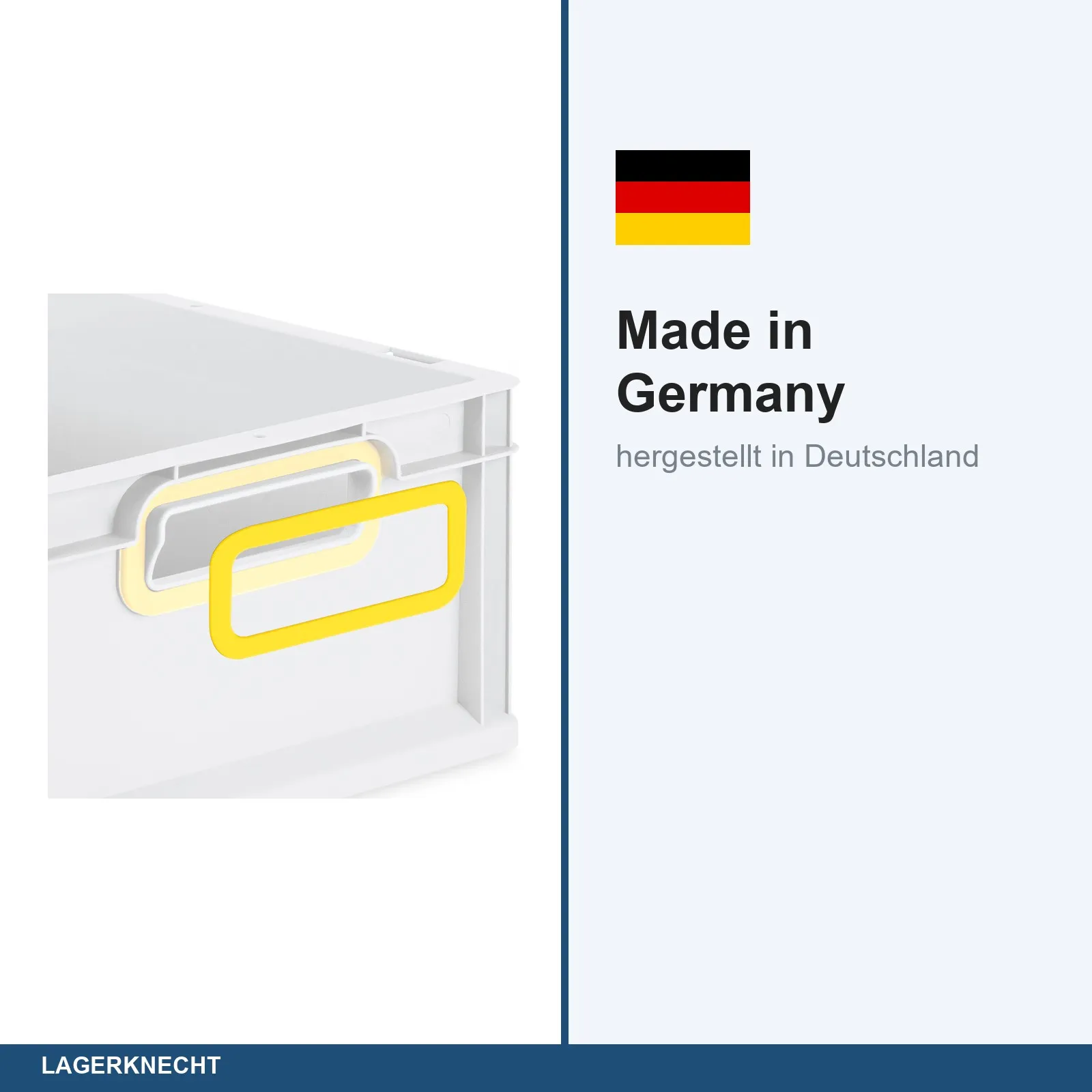ColorClip Set - Farbring für Eurobox NextGen 2.0 - 1 Pack mit 2 Stück - Gelb