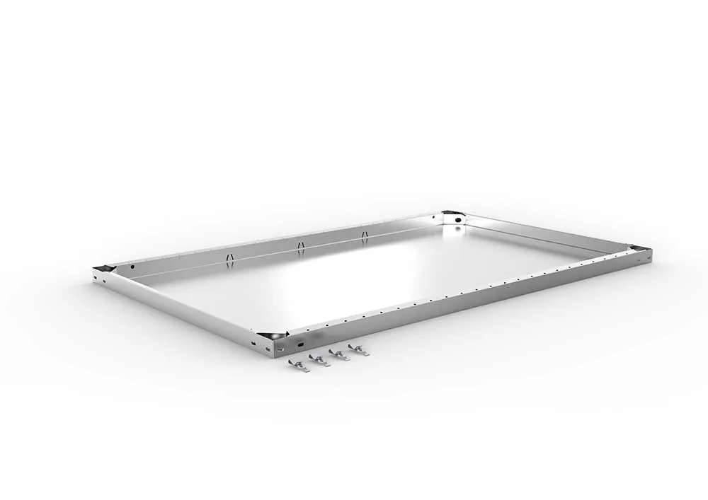 Metallregal Zusatzboden – 130×80 cm, 230 kg, verzinkt