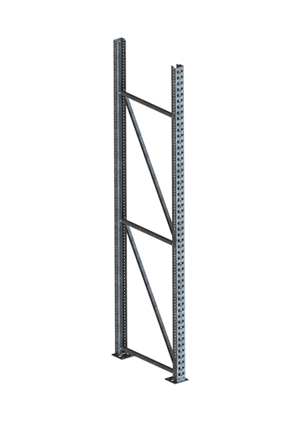 Palettenregal Ständer 85/20 S – 270×80 cm, verzinkt