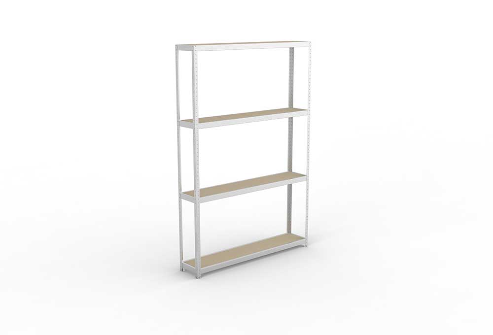 Schwerlastregal 297×200×40 cm – Spanplatten, verzinkt (Varianten)