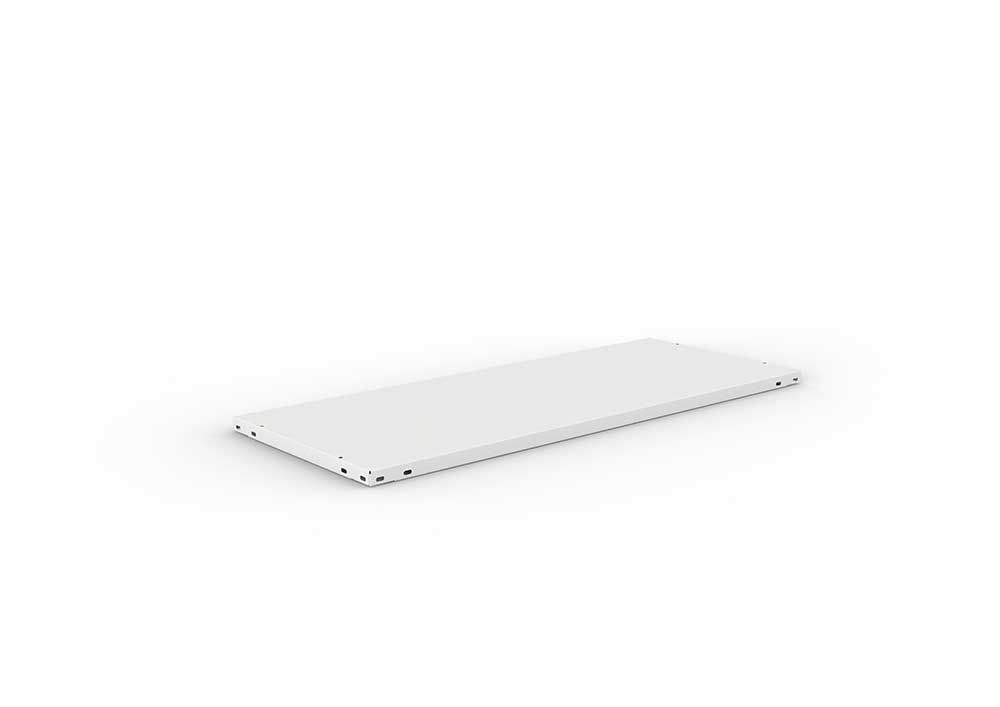 Steckregal und Schraubregal Zusatzboden L-80 1000 x 400 RAL 7035 – detaillierte Produktabbildung