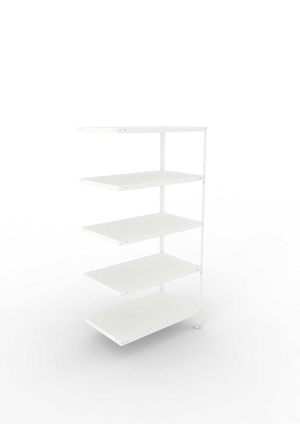 Kellerregal Pro Schraubsystem Anbauregal 200×100×60 cm, 100 kg, 5 Böden