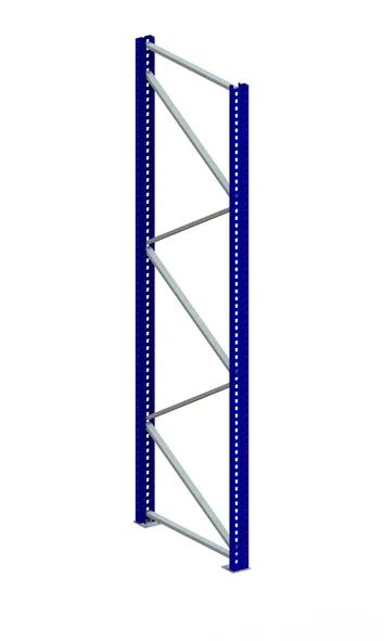 Palettenregal Ständer 120/20 S – 330×110 cm, RAL 5010