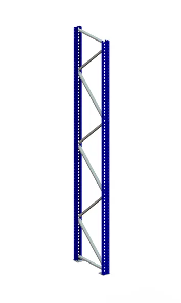 Palettenregal Ständer 120/20 S – 380×80 cm, RAL 5010