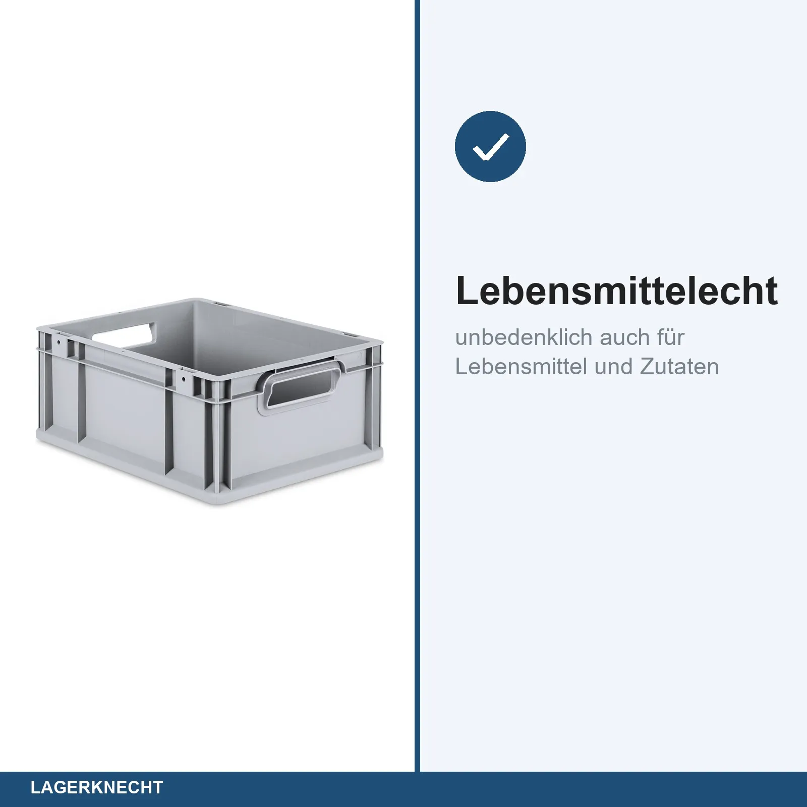 Eurobox 40x30x17 cm mit Scharnierdeckel, NextGen