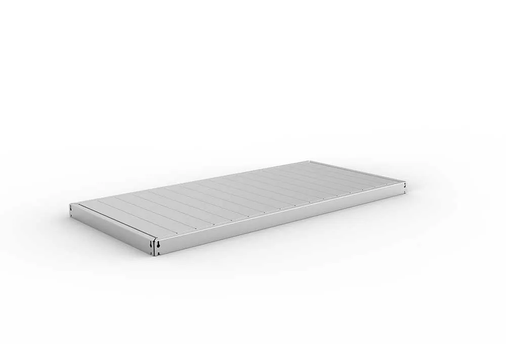Schwerlastregal Zusatzfachebene 170×80 cm – Stahlpaneel, verzinkt (Variante)