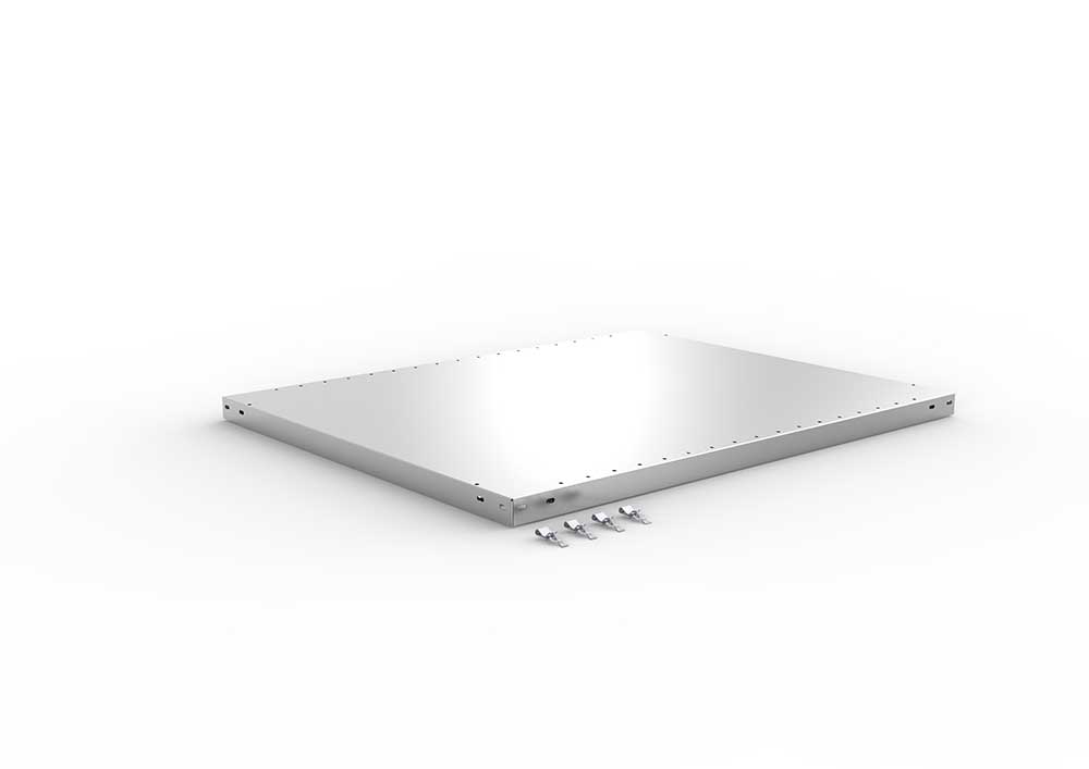 Metallregal Zusatzboden – 100×80 cm, 230 kg, verzinkt