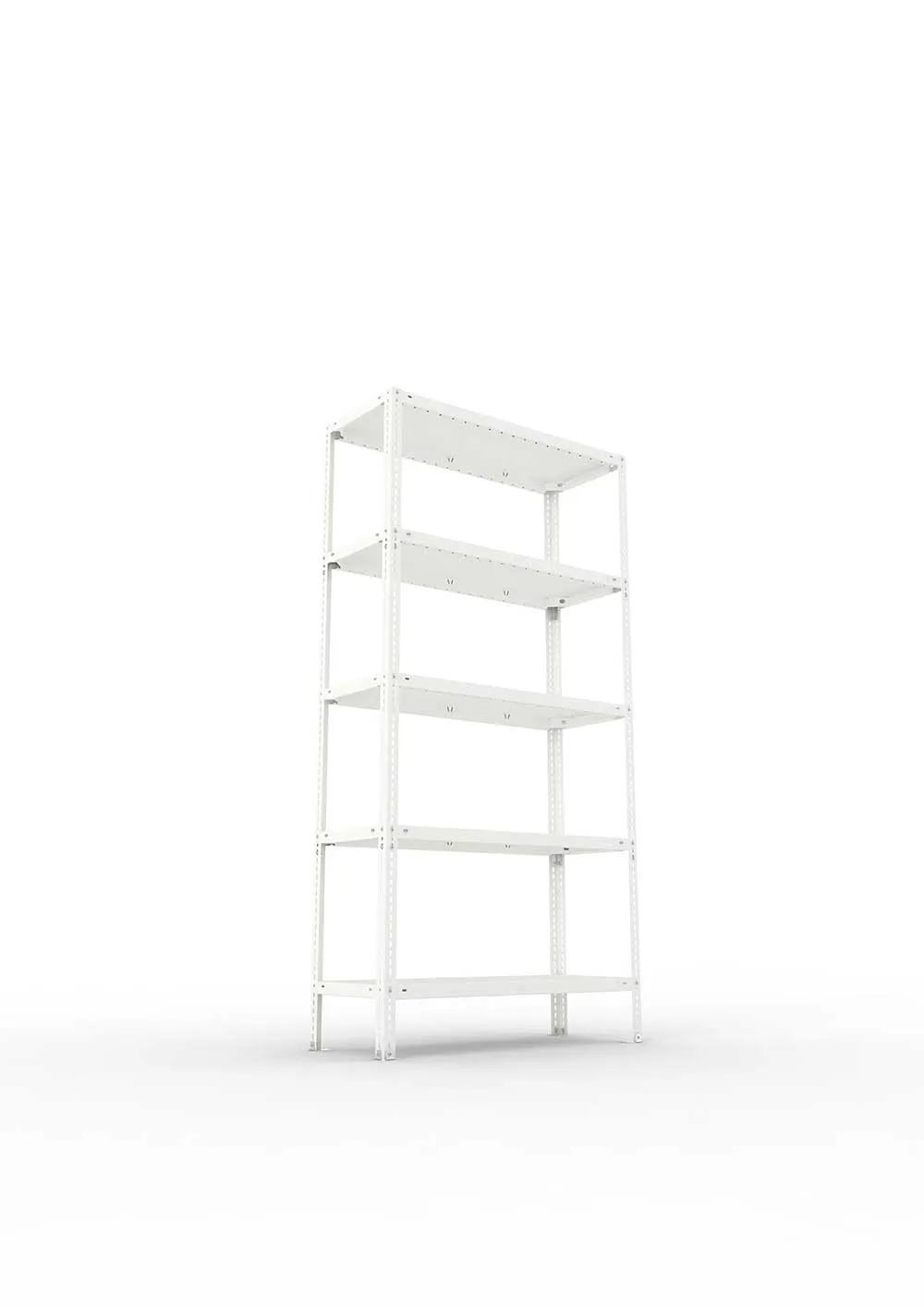 Kellerregal Pro Schraubsystem Grundregal 200×100×40 cm, 150 kg, 5 Böden