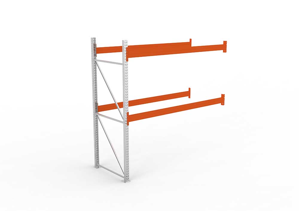 Palettenregal Anbaumodul – 270×278×110 cm, bis 1000 kg, 3 Ebenen