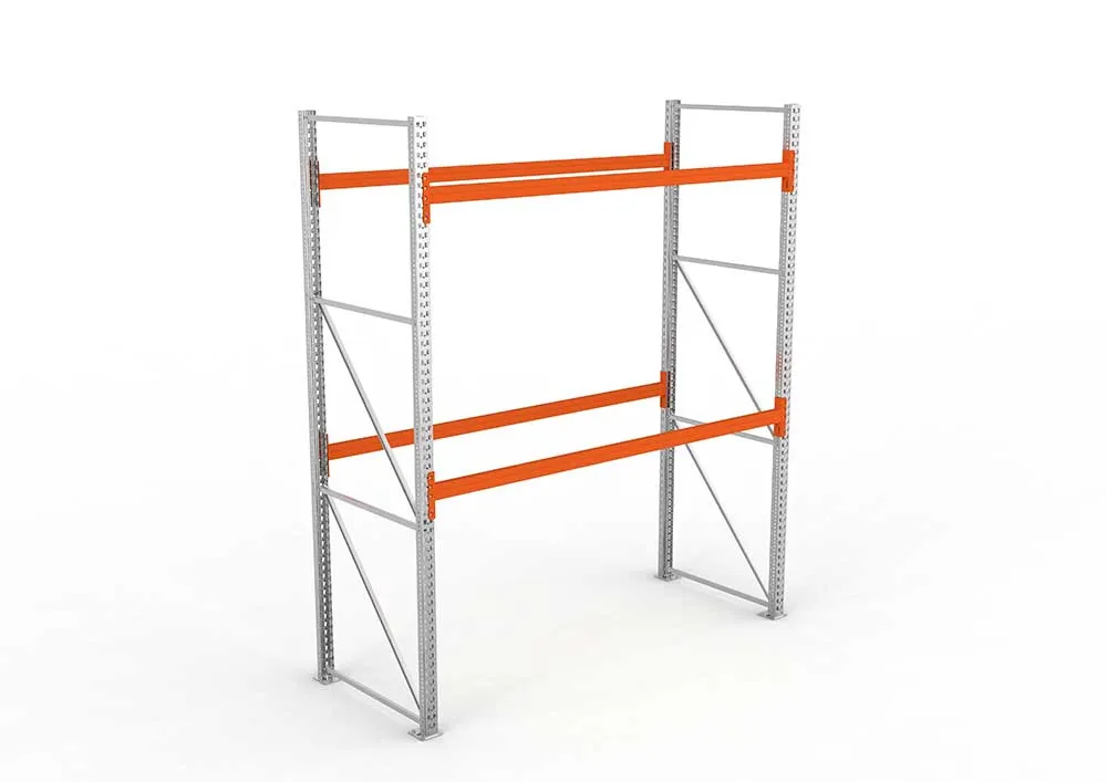 Palettenregal Stabil Grundregal – 330×270×110 cm, 3 Ebenen