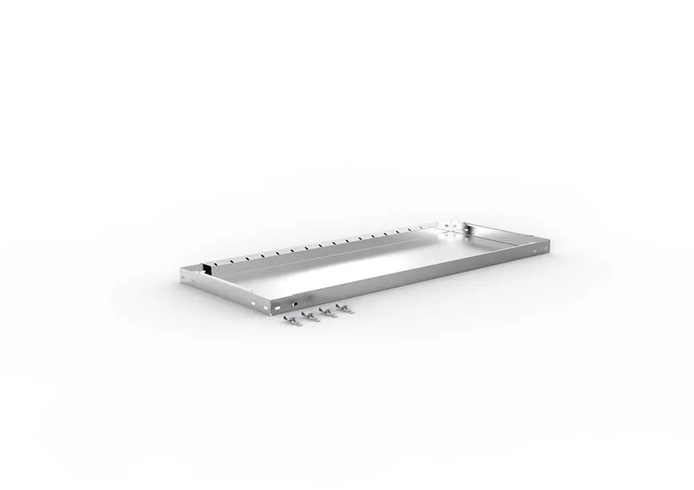 Metallregal Zusatzboden – 100×40 cm, 230 kg, verzinkt