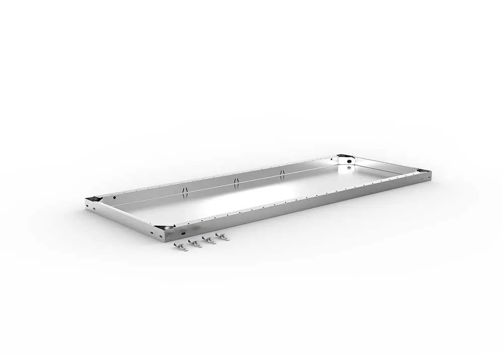 Metallregal Zusatzboden – 130×50 cm, 230 kg, verzinkt