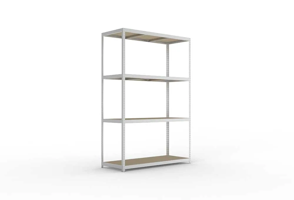 Schwerlastregal 297×200×80 cm – Spanplatten, verzinkt (Varianten)