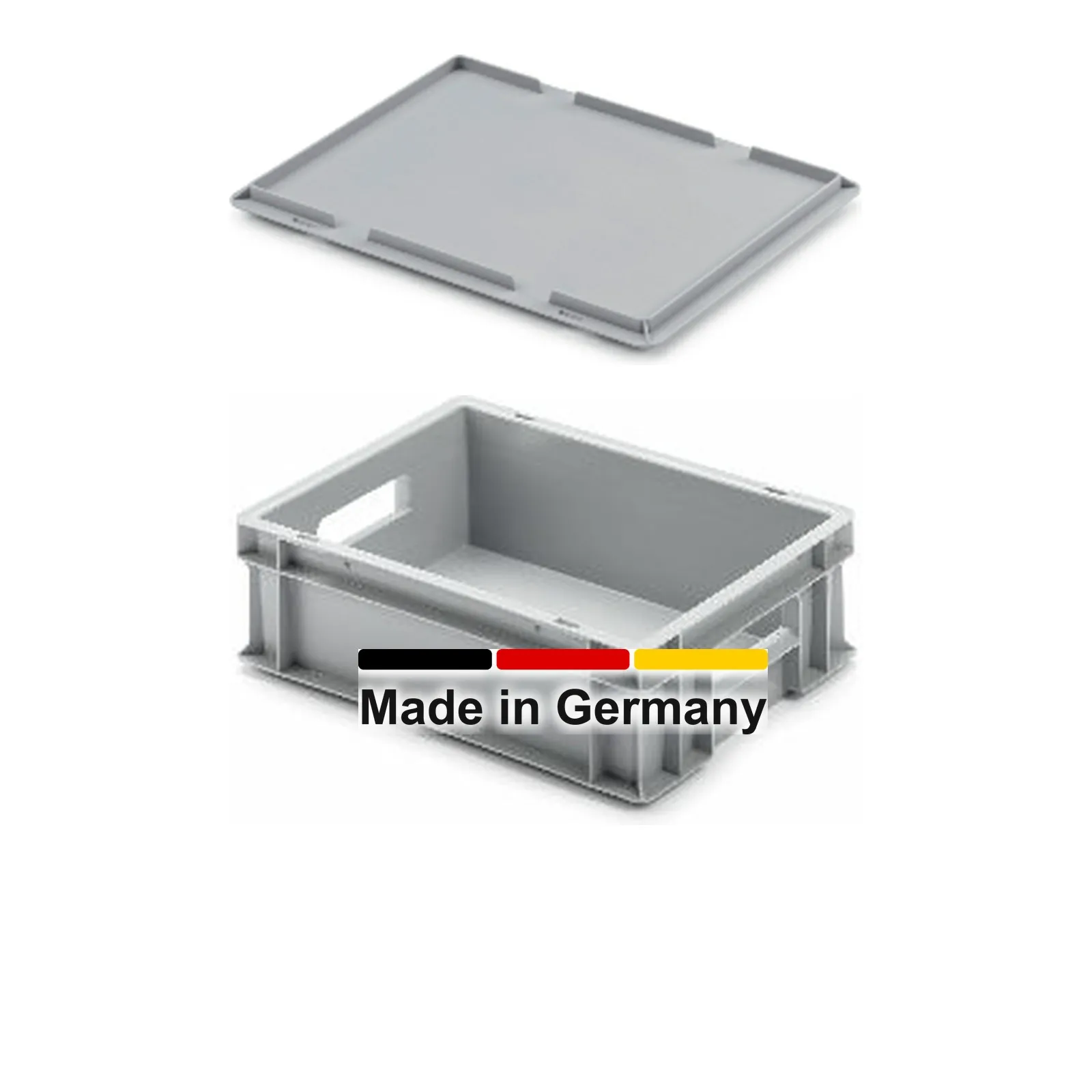 Eurobox 40x30x12 cm mit Auflagedeckel, UNISTA