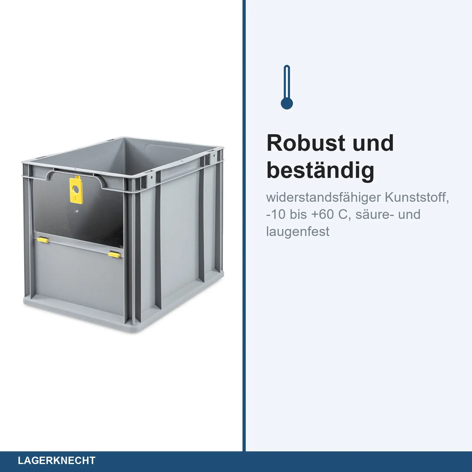 Eurobox NextGen Insight Cover, 400x300x320mm - Cover HOCH - GELB