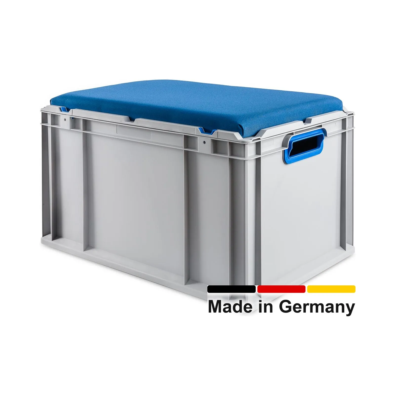 Seat Box 60x40x36 cm, NextGen, Griffe offen, blau