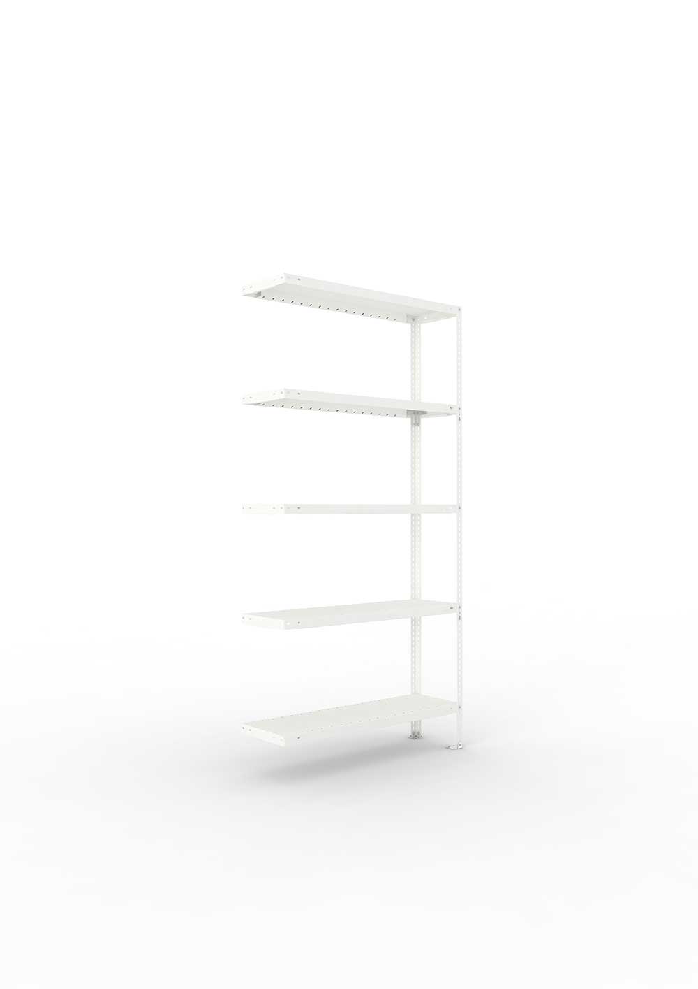 Kellerregal Pro Schraubsystem Anbauregal 200×100×30 cm, 100 kg, 5 Böden