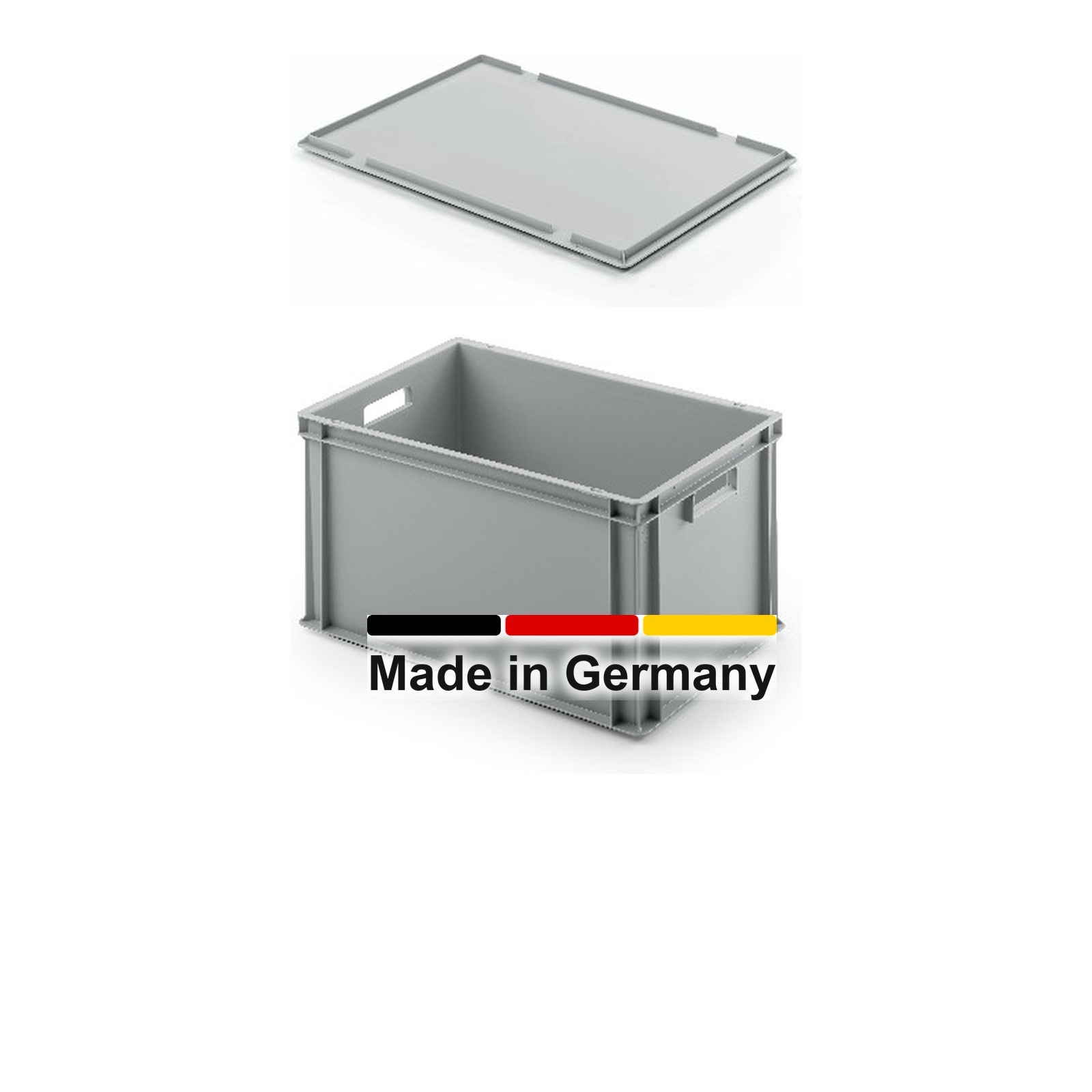 Eurobox 60x40x32 cm mit Auflagedeckel, UNISTA