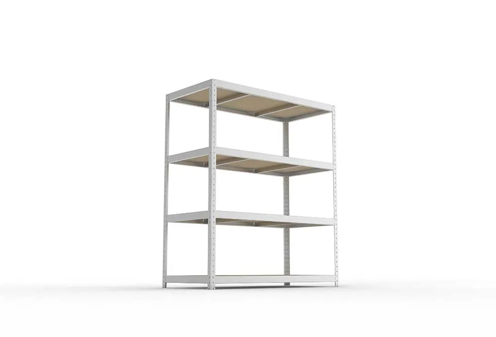 Schwerlastregal 197×170×80 cm – Spanplatten, verzinkt (Varianten)