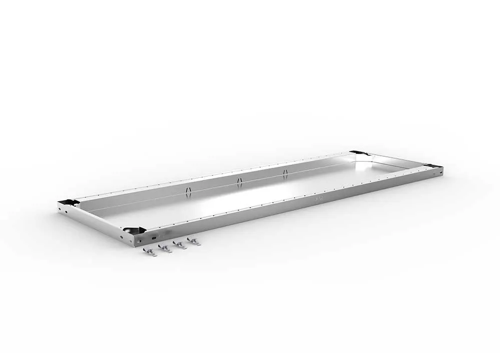 Metallregal Zusatzboden – 150×50 cm, 200 kg, verzinkt