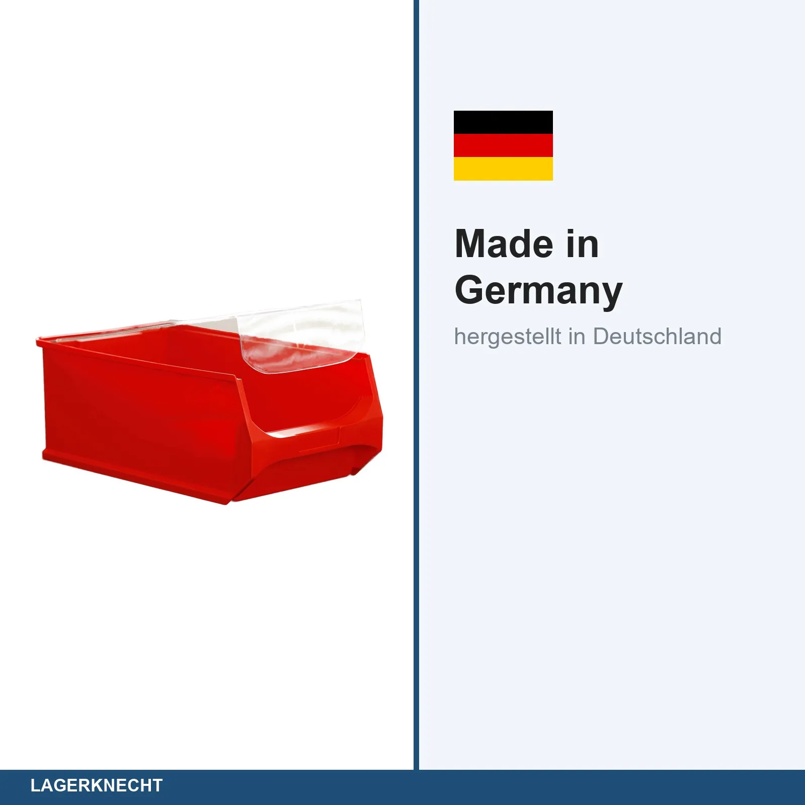 Abdeckung für Sichtlagerbox 5.0 & 5.1 (Pack = 4 Stück)