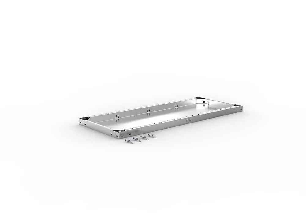 Metallregal Zusatzboden – 100×40 cm, 150 kg, verzinkt
