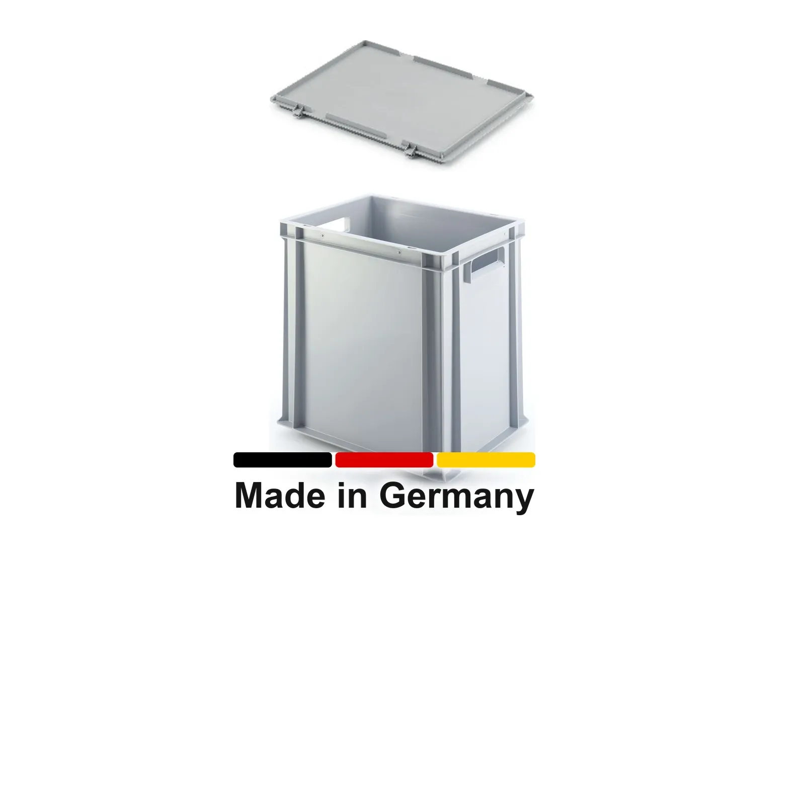 Eurobox 40x30x40 cm mit Scharnierdeckel, UNISTA