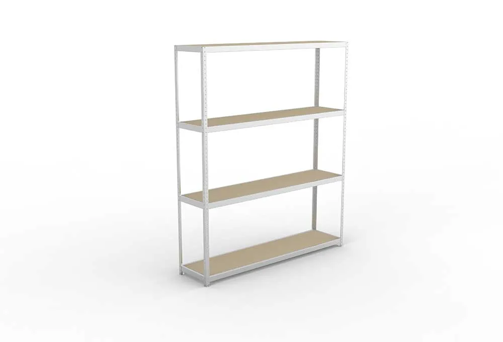 Schwerlastregal 297×250×60 cm – Spanplatten, verzinkt (Varianten)