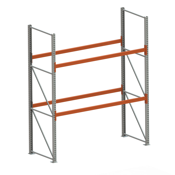 Palettenregal Stabil Grundregal – 330×270×110 cm, 3 Ebenen