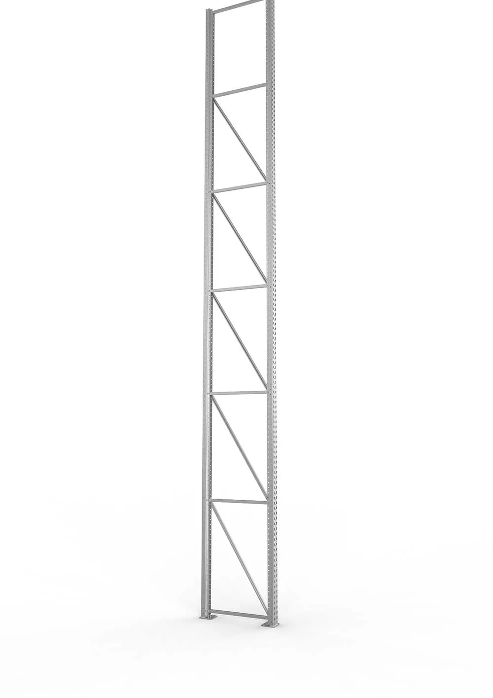 Palettenregal Ständer 100/20 S – 440×110 cm, verzinkt