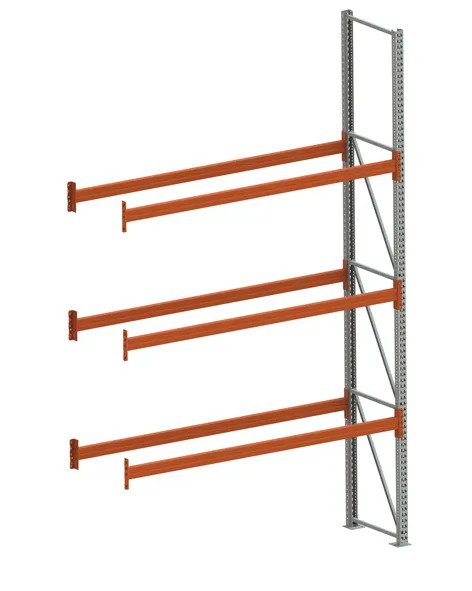 Palettenregal Extrastabil Anbauregal – 440×270×80 cm, 4 Ebenen